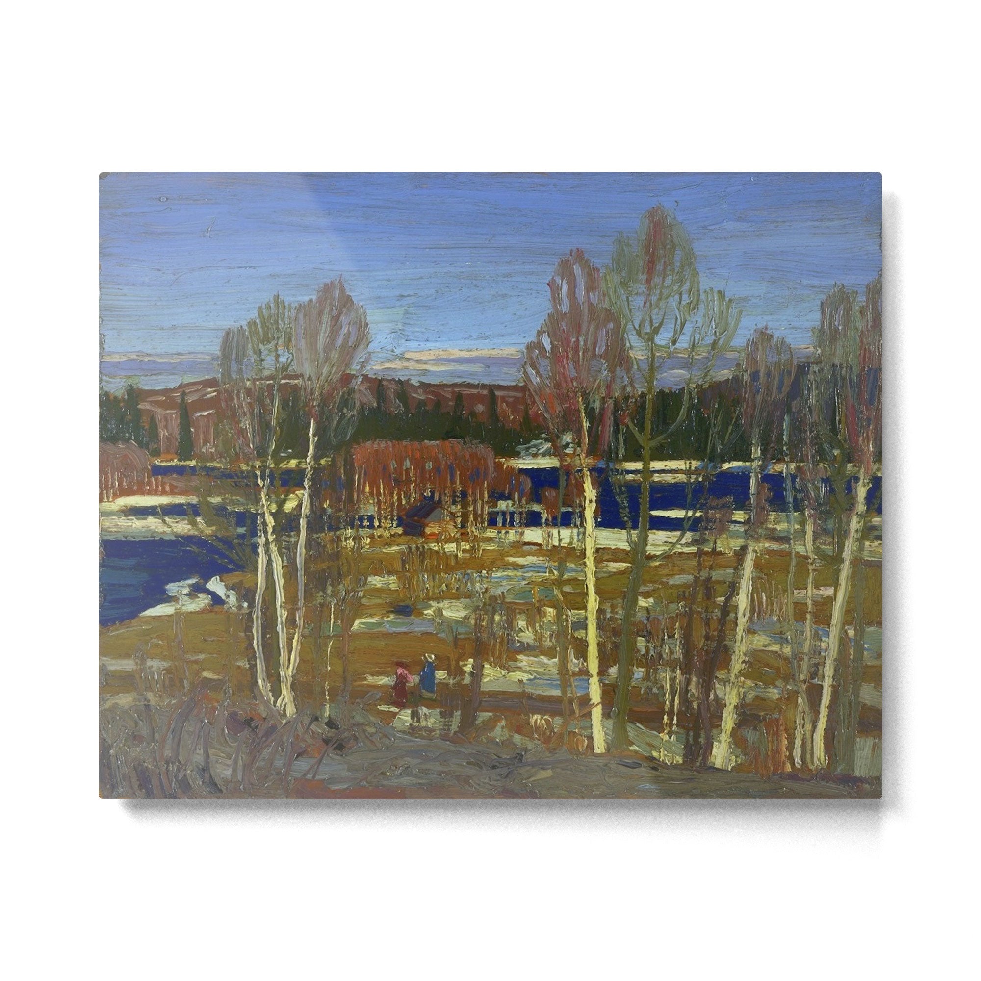 Tom Thomson Larry Dickson's Cabin 1917 Canadian Landscape Artist Metal Print Gallery Image 4