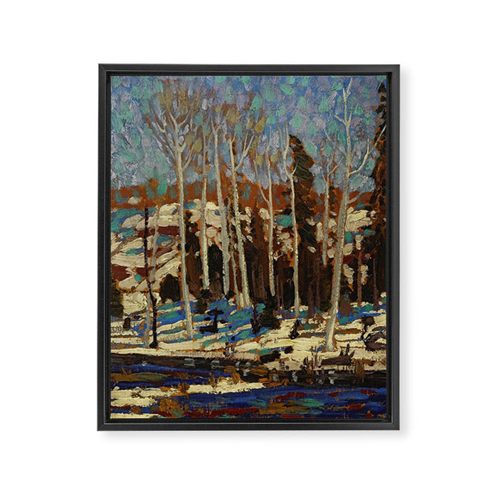 Tom Thomson March 1916 Canadian Landscape Artist Framed Canvas Print Gallery Image 1