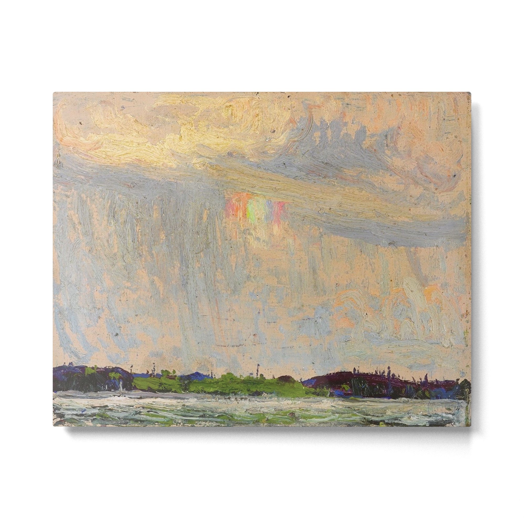 Tom Thomson Misty Sky c. 1913-1914 Canadian Landscape Artist Metal Print Gallery Image 4