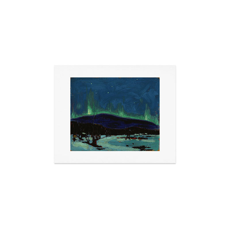 Tom Thomson Northern Lights Canadian Landscape Artist Art Print Gallery Image 1