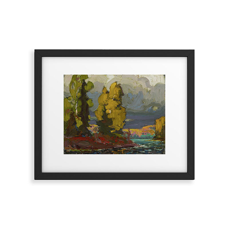 Tom Thomson Poplars by a Lake 1916 Canadian Landscape Artist Framed Art Print Gallery Image 5