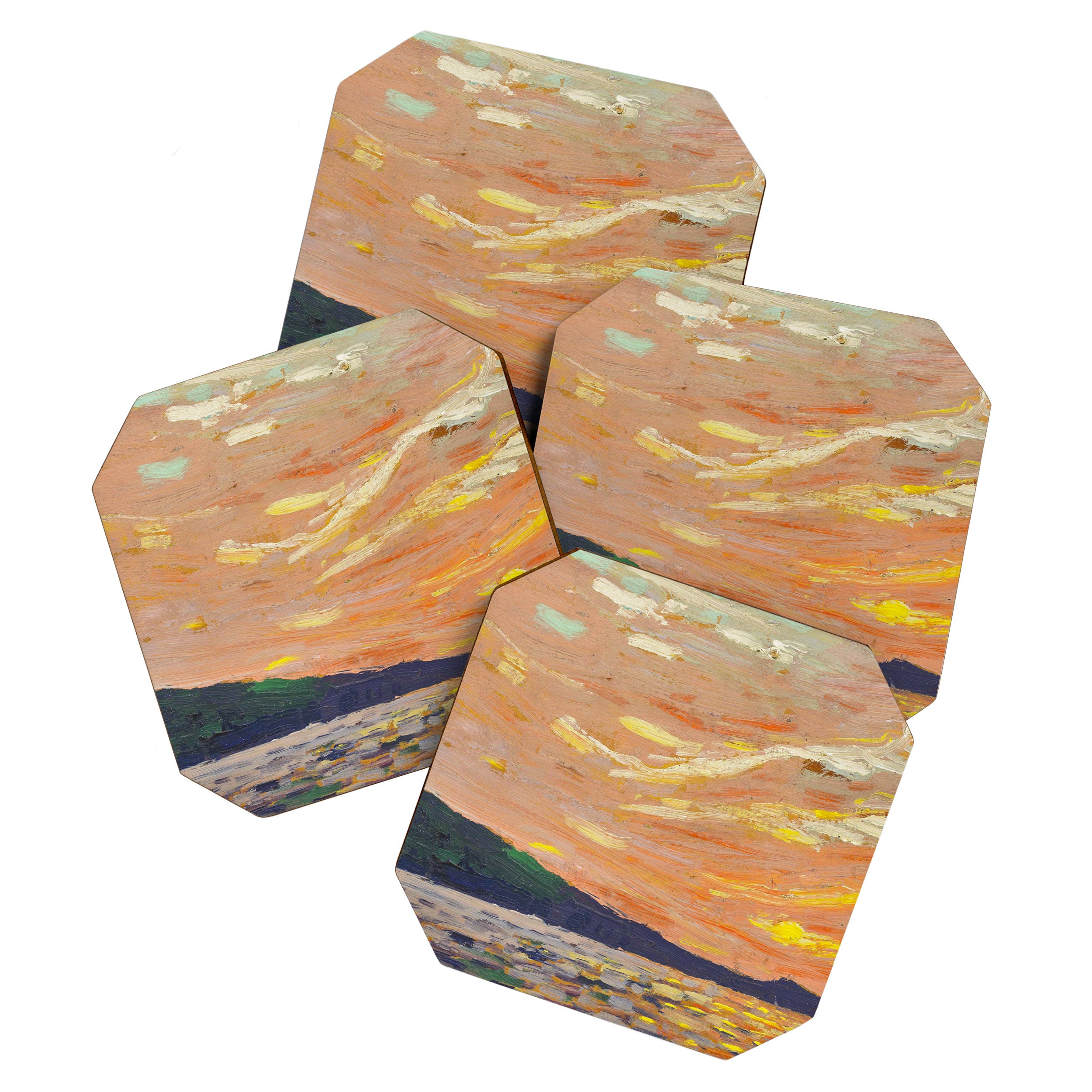 Tom Thomson Smoke Lake Canadian Landscape Artist Coaster Gallery Image 1