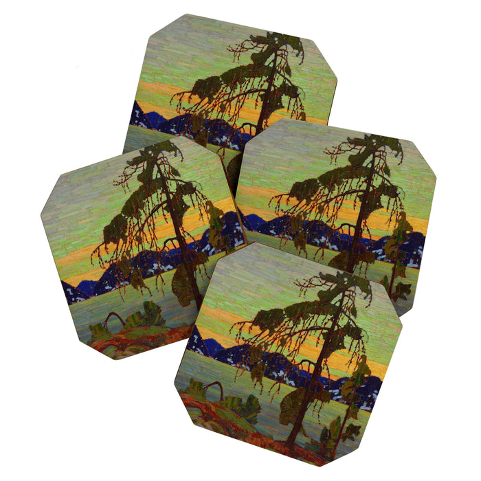 Tom Thomson The Jack Pine 1916-1917 Canadian Landscape Artist Coaster Gallery Image 1