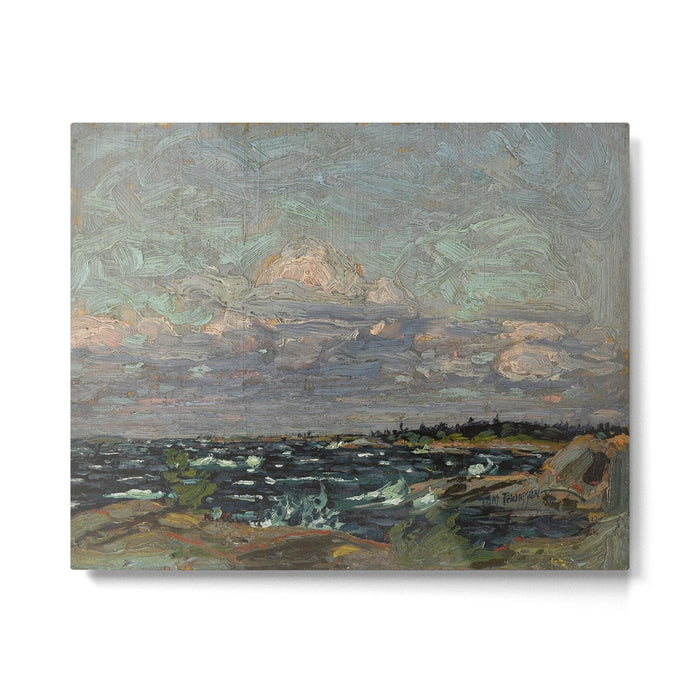 Tom Thomson Windy Day- Rough Weather in the Islands 1914. Canadian Landscape Artist Metal Print Gallery Image 1