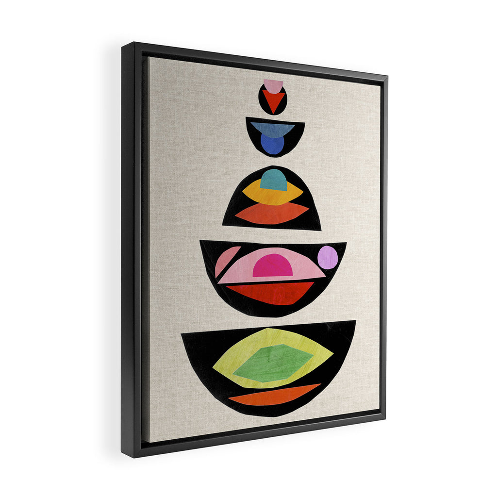 Totem Mosaic Framed Canvas Print Gallery Image 2