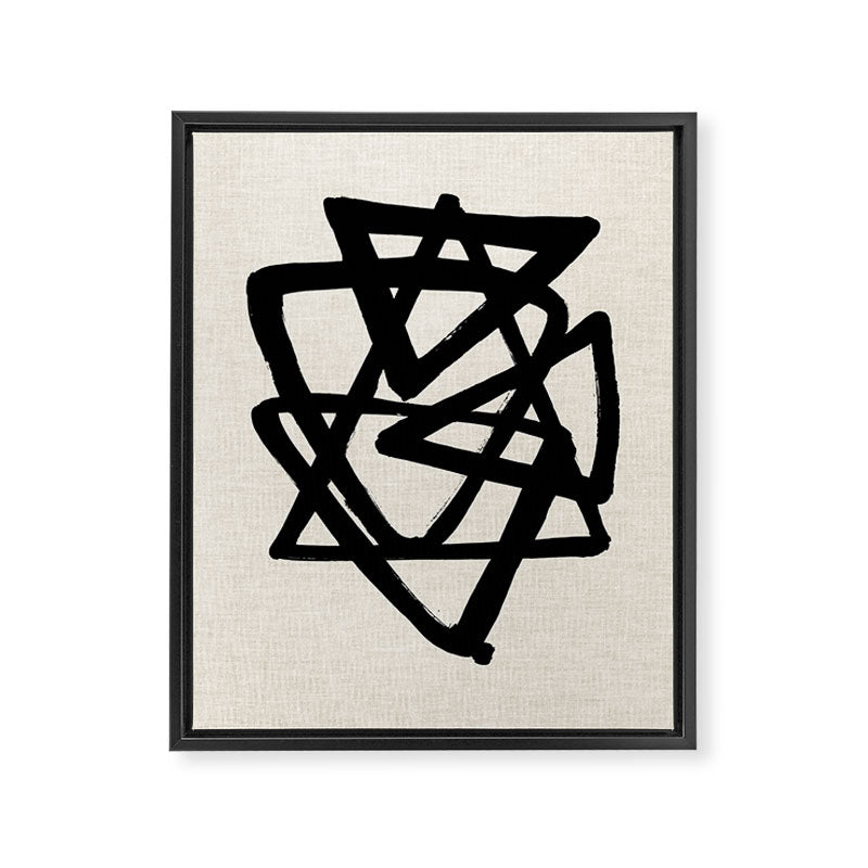 Tri Orbit Framed Canvas Print Gallery Image 6