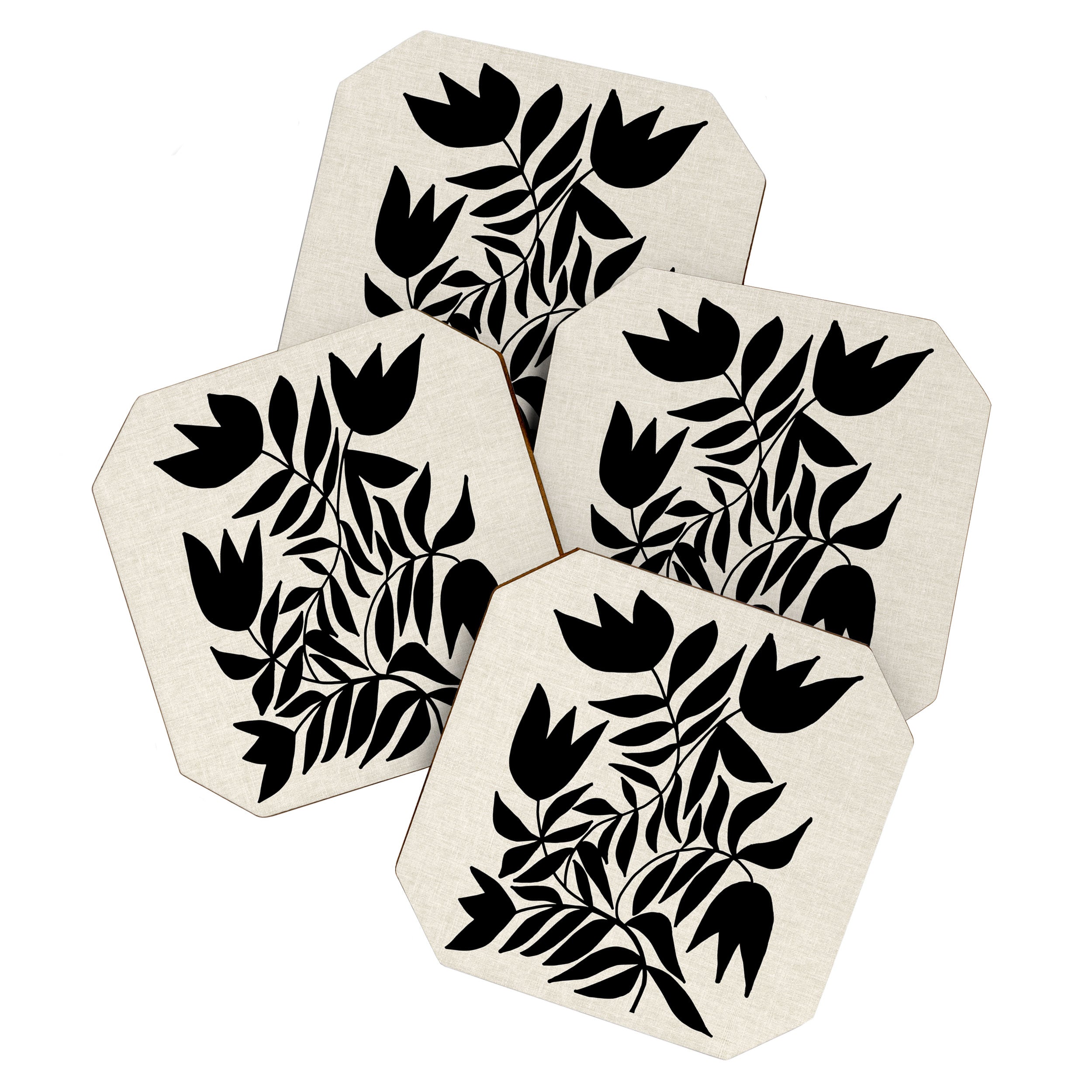 Triple Lip Vining Tulip Coaster Gallery Image 1