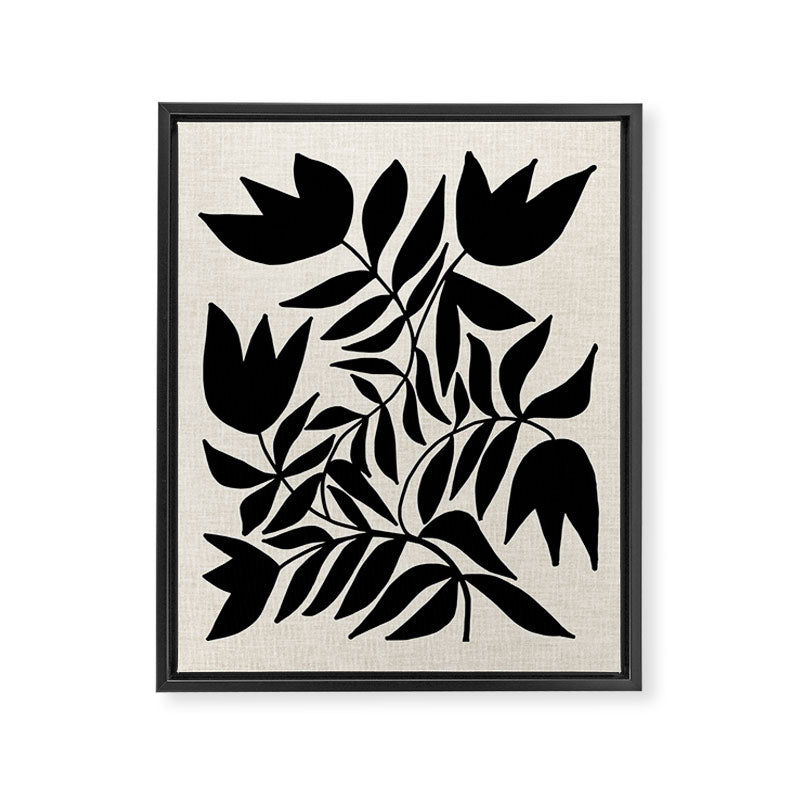 Triple Lip Vining Tulip Framed Canvas Print Gallery Image 6
