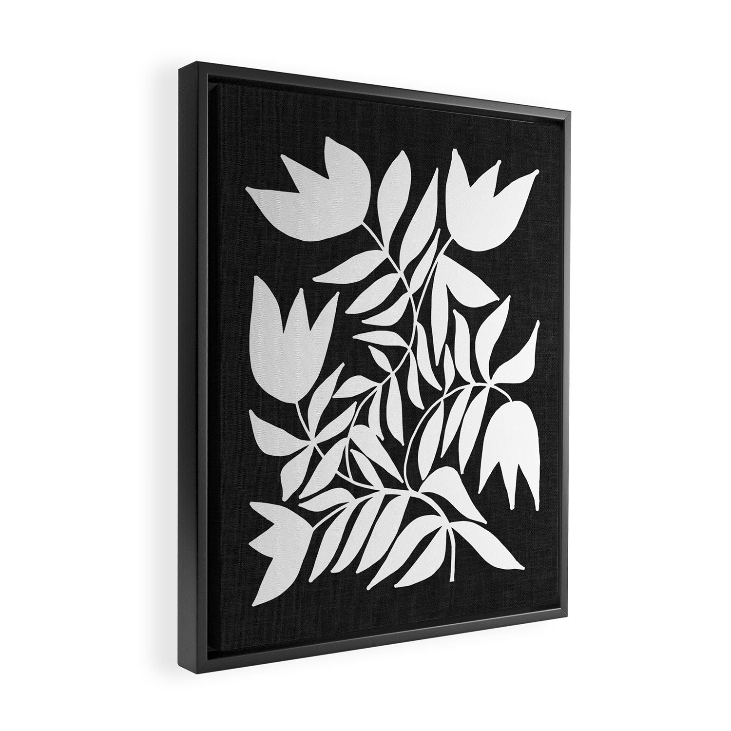 Triple Lip Vining Tulip ii Framed Canvas Print Gallery Image 2