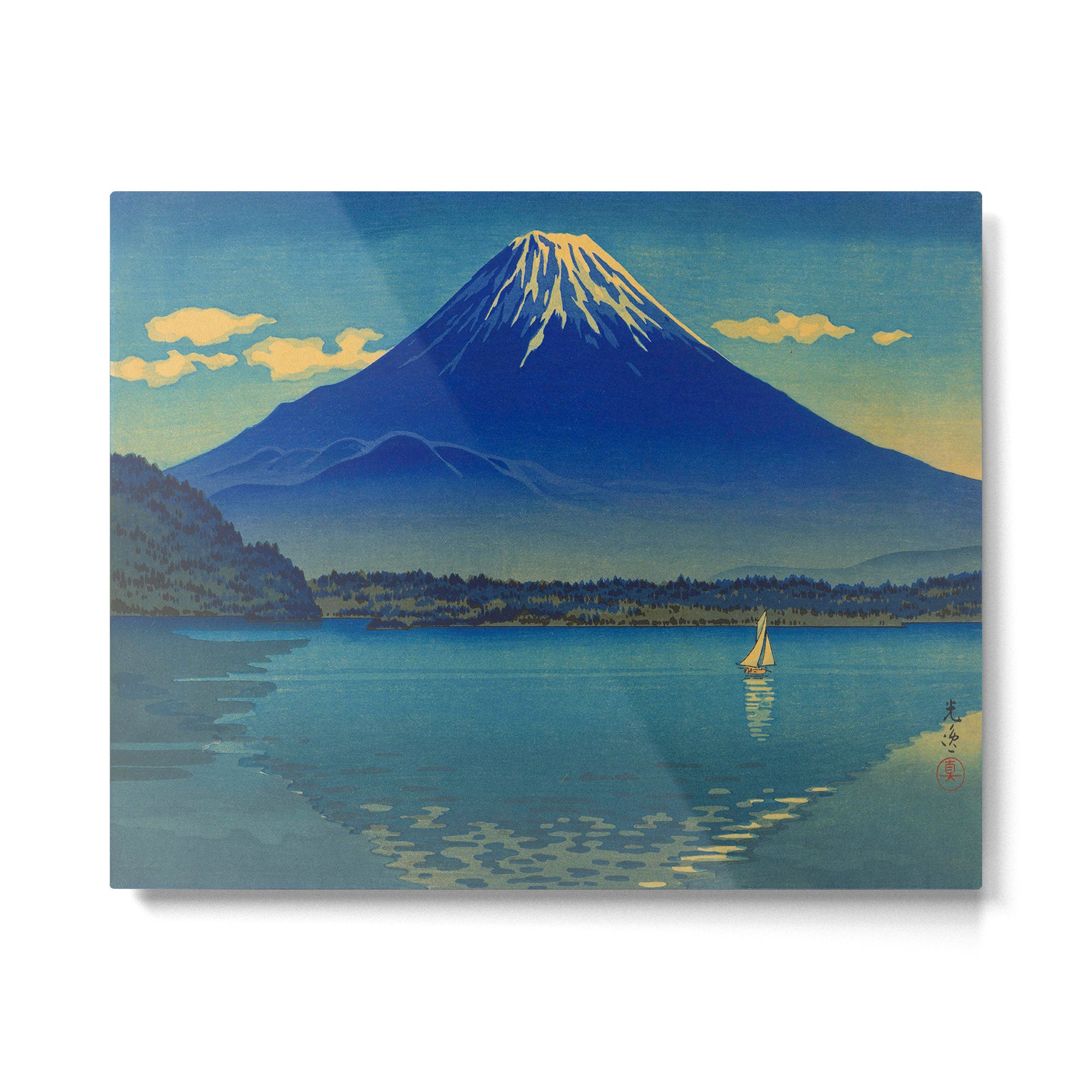 Tsuchiya Koitsu Vintage Japanese Woodblock Print Mount Fuji Metal Print Gallery Image 4