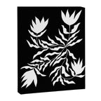 Tulip Tremble In Black  Canvas Print Gallery Image 6
