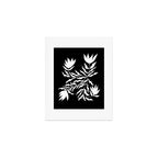 Tulip Tremble In Black  Art Print Gallery Image 1
