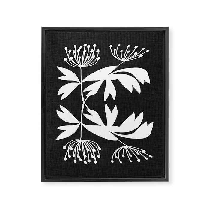 Twin Breath ii Framed Canvas Print Gallery Image 1