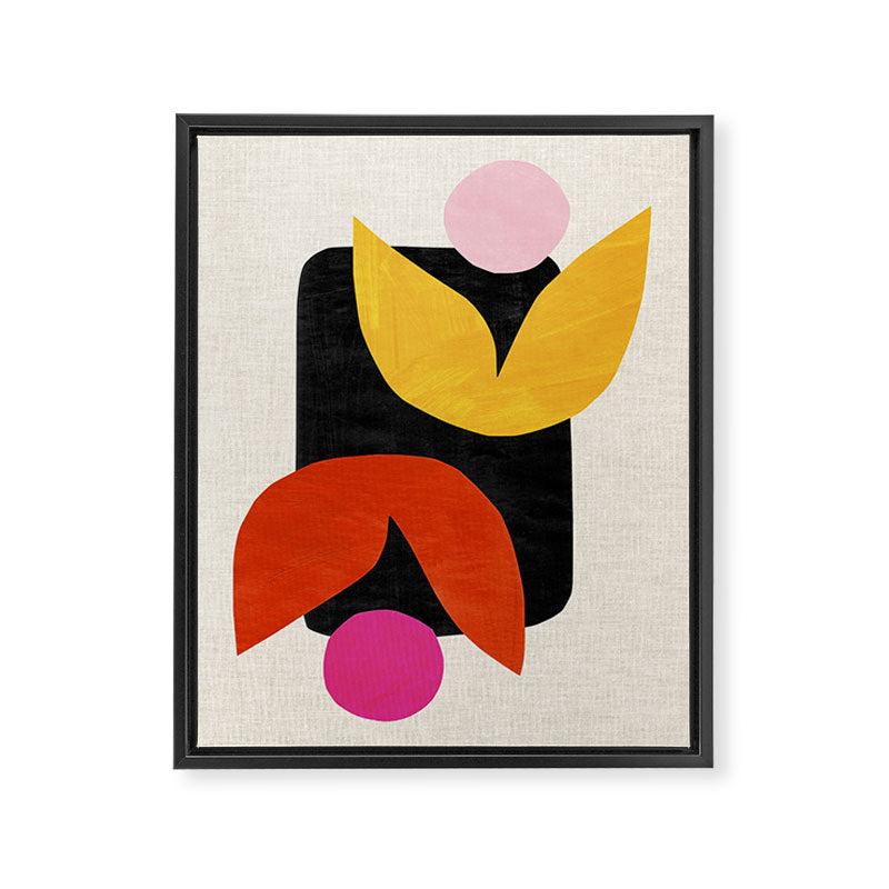 Twin Tulip Framed Canvas Print Gallery Image 6