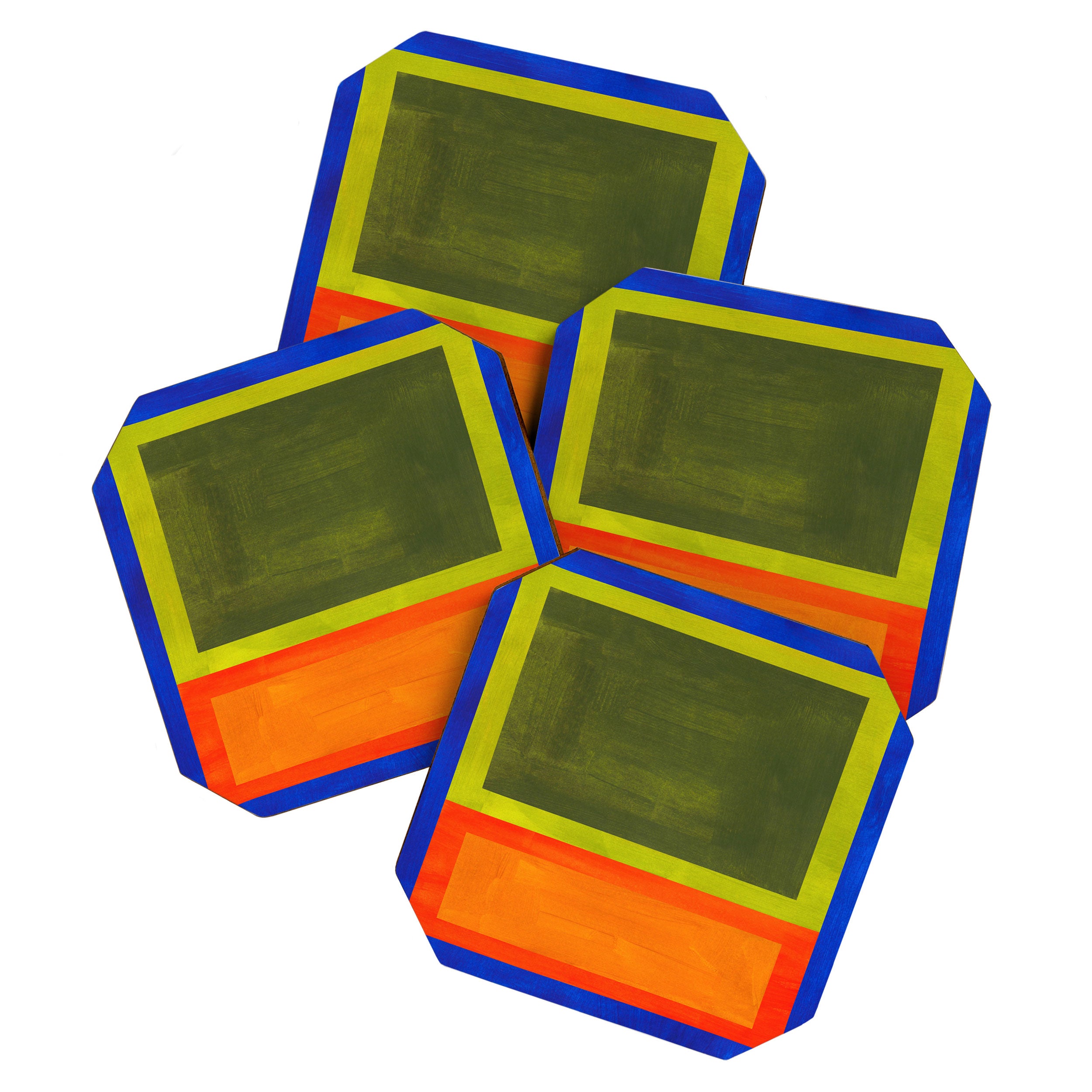 Ultramarine Blue Bloom Coaster Gallery Image 1