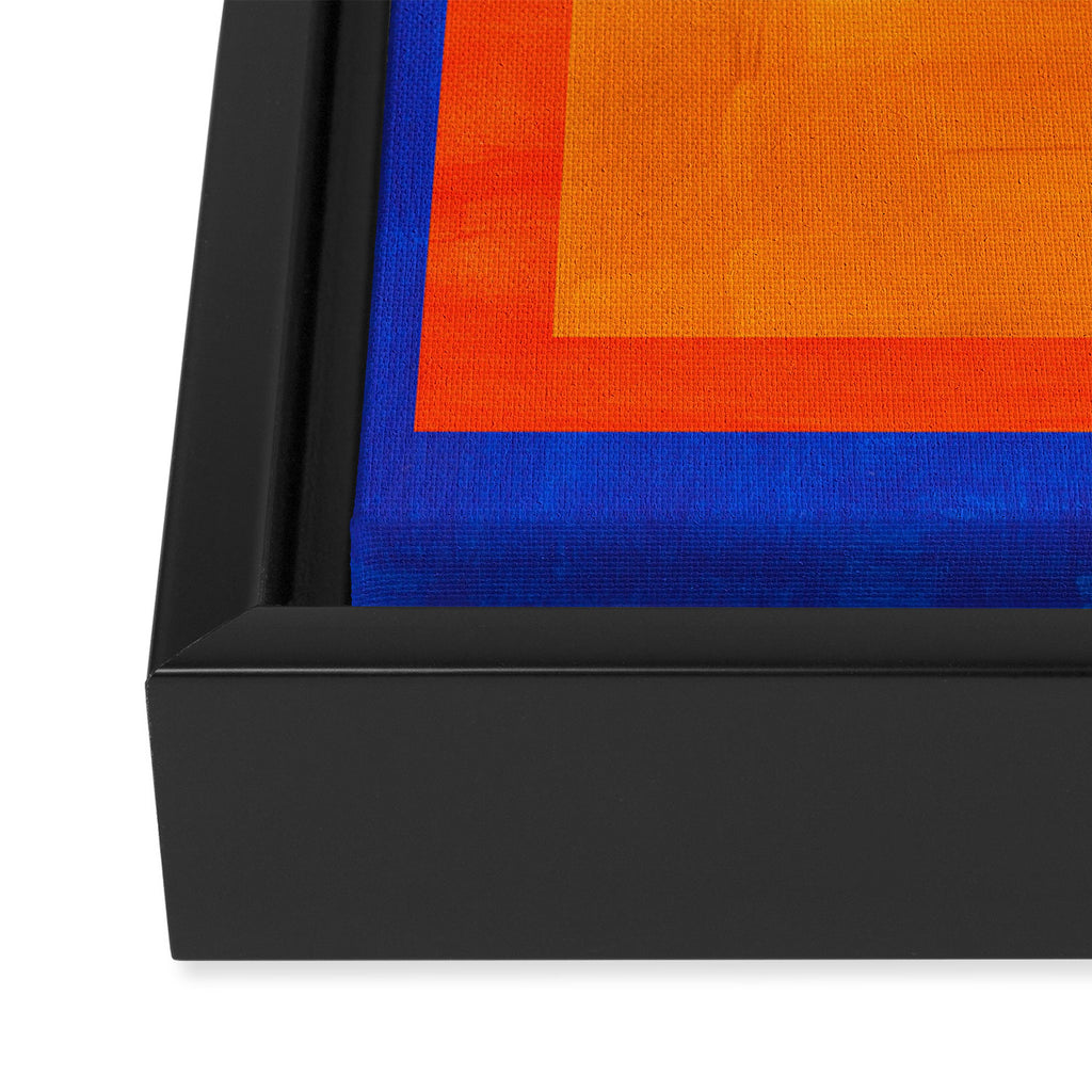 Ultramarine Blue Bloom Framed Canvas Print Gallery Image 3