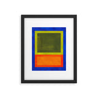 Ultramarine Blue Bloom Framed Art Print Gallery Image 5