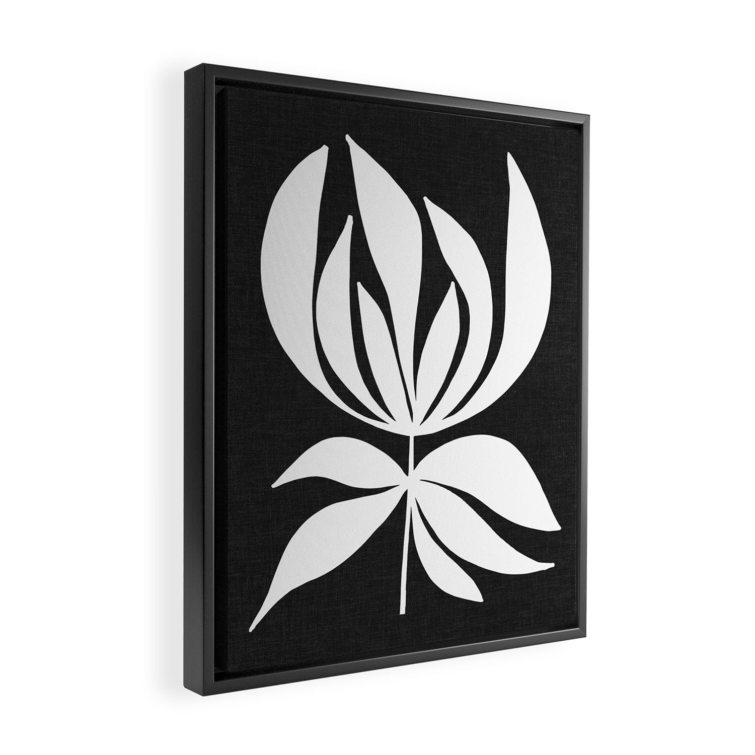 Unique Tulip ii Framed Canvas Print Gallery Image 2