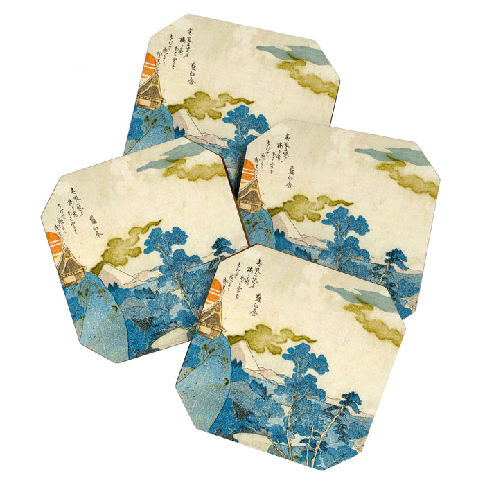 Utagawa Kuniyoshi - Fuji No Yukei Coaster Gallery Image 1