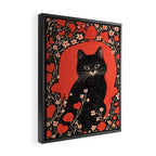 Valentines Kitty Framed Canvas Print Gallery Image 2