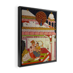 Vibhasa-Ragini Antique Indian Miniature Painted Illustration Framed Canvas Print Gallery Image 2