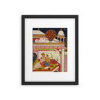 Vibhasa-Ragini Antique Indian Miniature Painted Illustration Framed Art Print Gallery Image 5