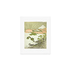 View of Mount Fuji at sunrise on New Year's Day by Isoda Koryusai Art Print Gallery Image 1