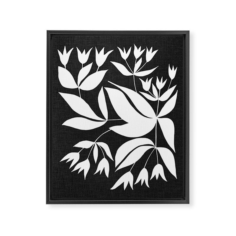 Vining Bell Flower ii Framed Canvas Print Gallery Image 6