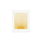 Vintage Sun Bohemian Boho Sun Rays Vintage Style Art Print Gallery Image 1