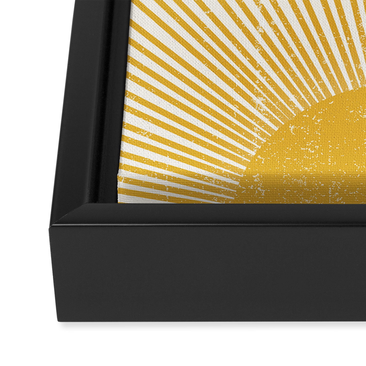 Vintage Sun Bohemian Boho Sun Rays Vintage Style Framed Canvas Print Gallery Image 3