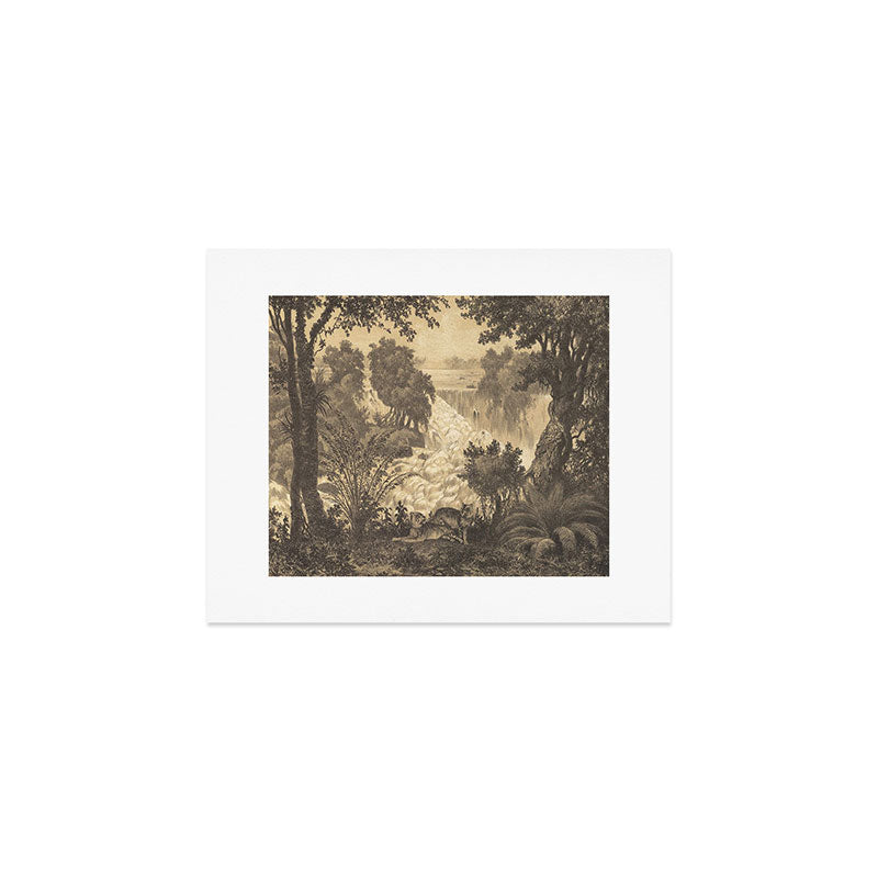 Voyage exploration en Indo-Chine-1873-Antique Landscape Tropical Jungle Tiger Art Print Gallery Image 1