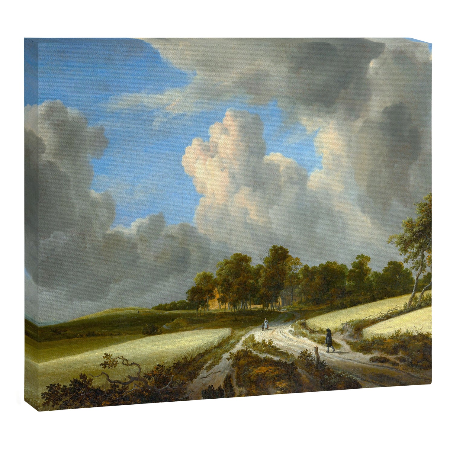 Wheat Fields by Jacob van Ruisdael landscape oil painting Canvas Print Gallery Image 3