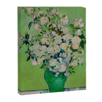 White Rose In A Vase Vincent van Gogh 1890 Oil on Canvas Still Life With Floral Arrangement Canvas Print Gallery Image 6