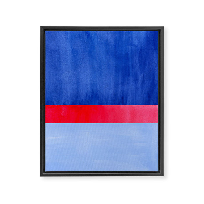 Winter Scarf Framed Canvas Print Gallery Image 1