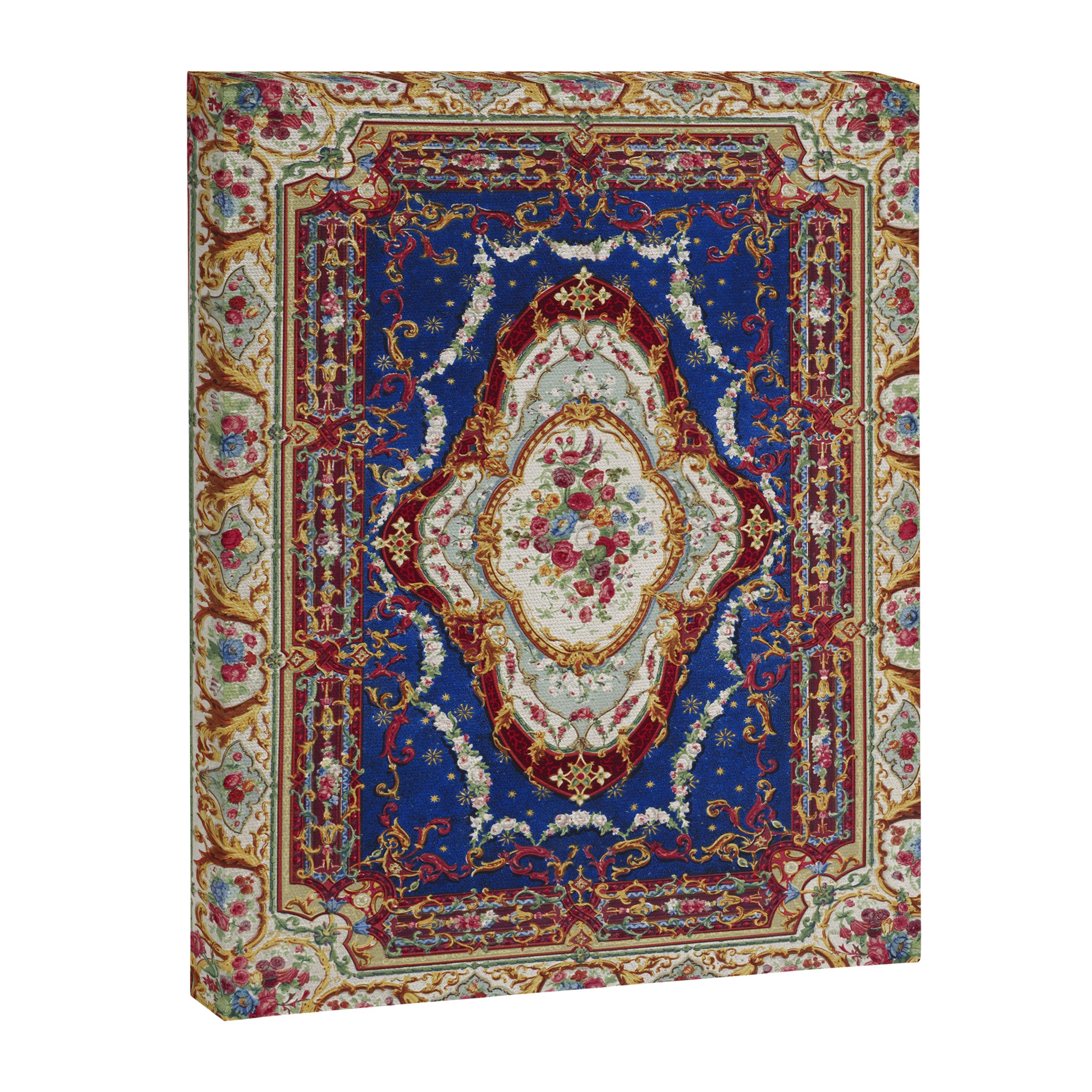 Wonderfully Detailed Persian Rug Oriental Victorian Style Carpet Design Canvas Print Gallery Image 6