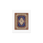 Wonderfully Detailed Persian Rug Oriental Victorian Style Carpet Design Art Print Gallery Image 1