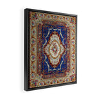 Wonderfully Detailed Persian Rug Oriental Victorian Style Carpet Design Framed Canvas Print Gallery Image 2
