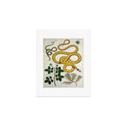 Yellow Snakes Seba Albertus Art Print Gallery Image 1