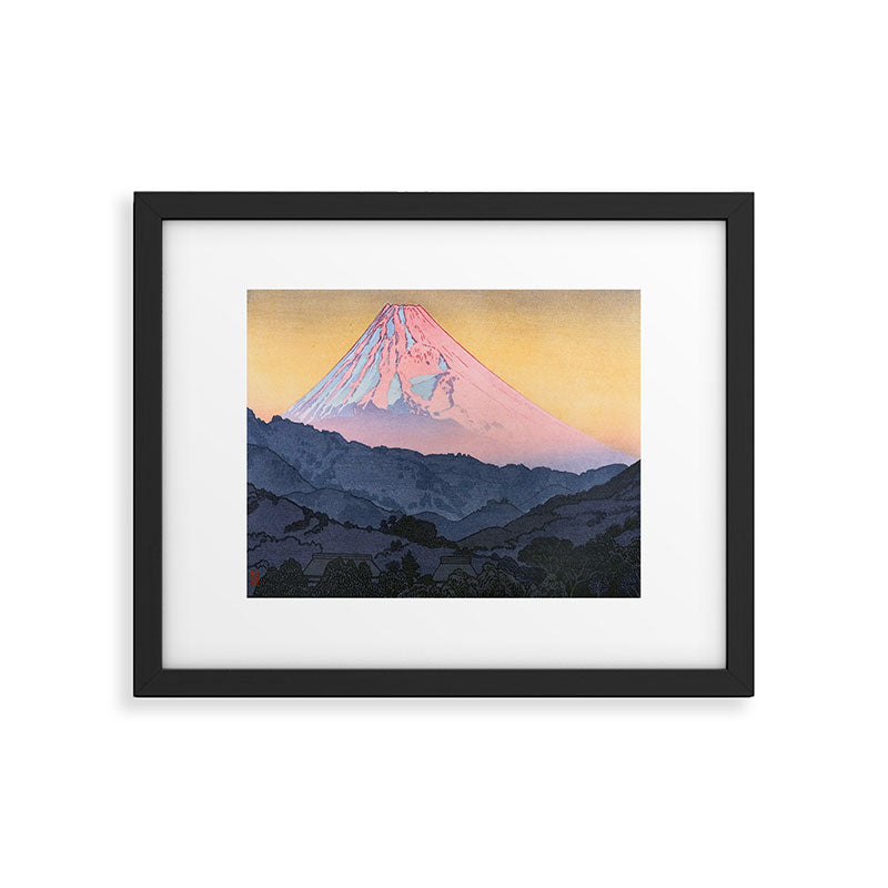 Yoshida Toshi 1911 1995 Mt Fuji from Nagaoka Morning  Framed Art Print Gallery Image 5