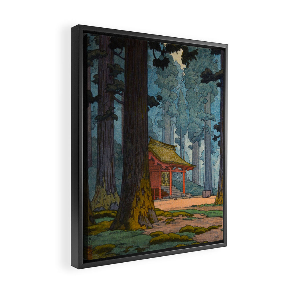 YoshidaToshi Sacred Grove Antique Japanese Woodblock Print  Framed Canvas Print Gallery Image 2