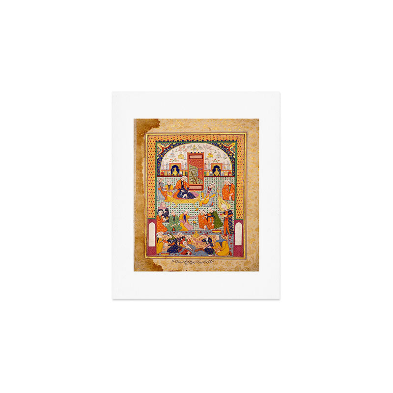  Zulaykhaâs friends cutting their fingers at the sight of Joseph Antique Islamic Art  Art Print Gallery Image 1