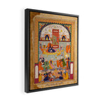  Zulaykhaâs friends cutting their fingers at the sight of Joseph Antique Islamic Art  Framed Canvas Print Gallery Image 2