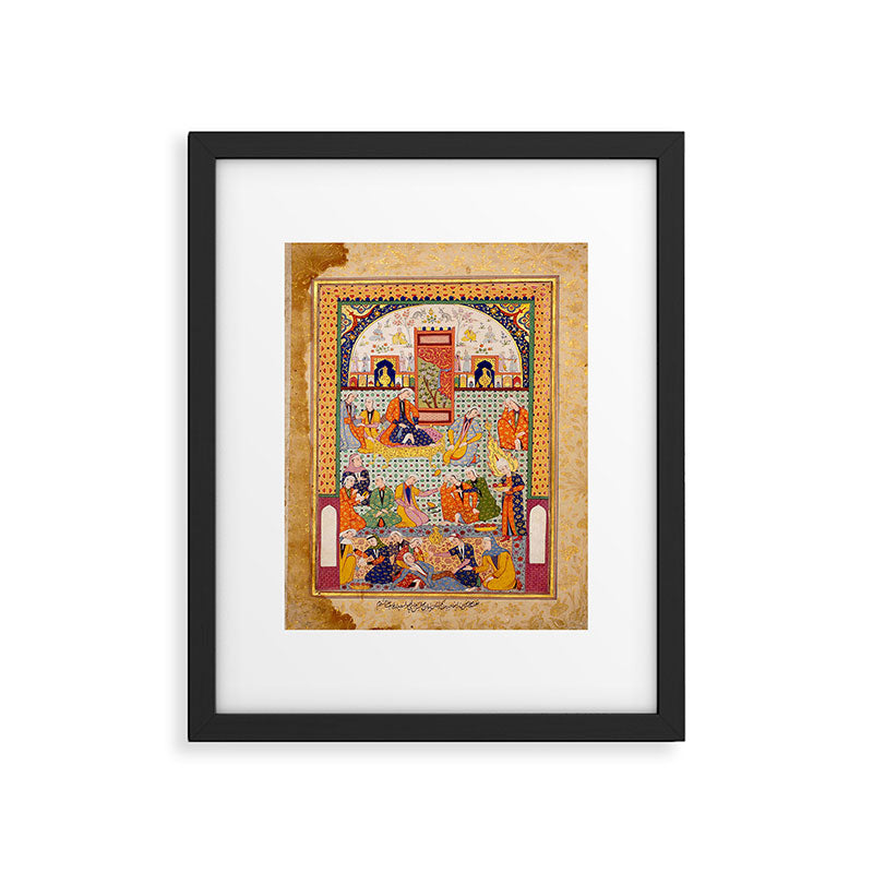  Zulaykhaâs friends cutting their fingers at the sight of Joseph Antique Islamic Art  Framed Art Print Gallery Image 5