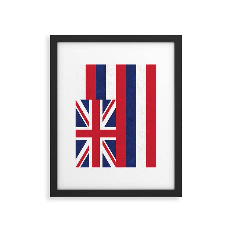 Flag of Hawaii Framed Art Print Gallery Image 5