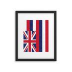 Flag of Hawaii Framed Art Print Gallery Image 5