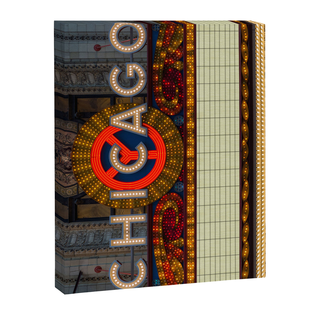 Glowing Chicago Canvas Print Gallery Image 6