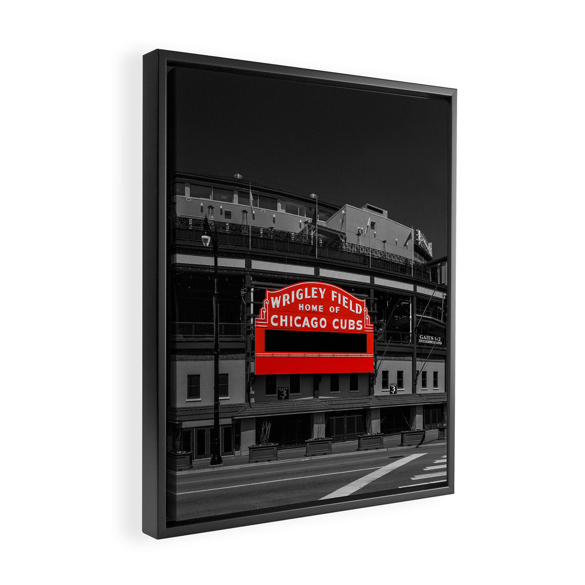 Read Red Framed Canvas Print Gallery Image 2