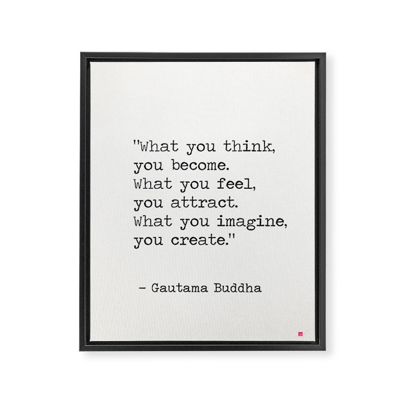 Buddha quote 5 Framed Canvas Print Gallery Image 6