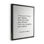 Buddha quote 5 Framed Canvas Print Gallery Image 2