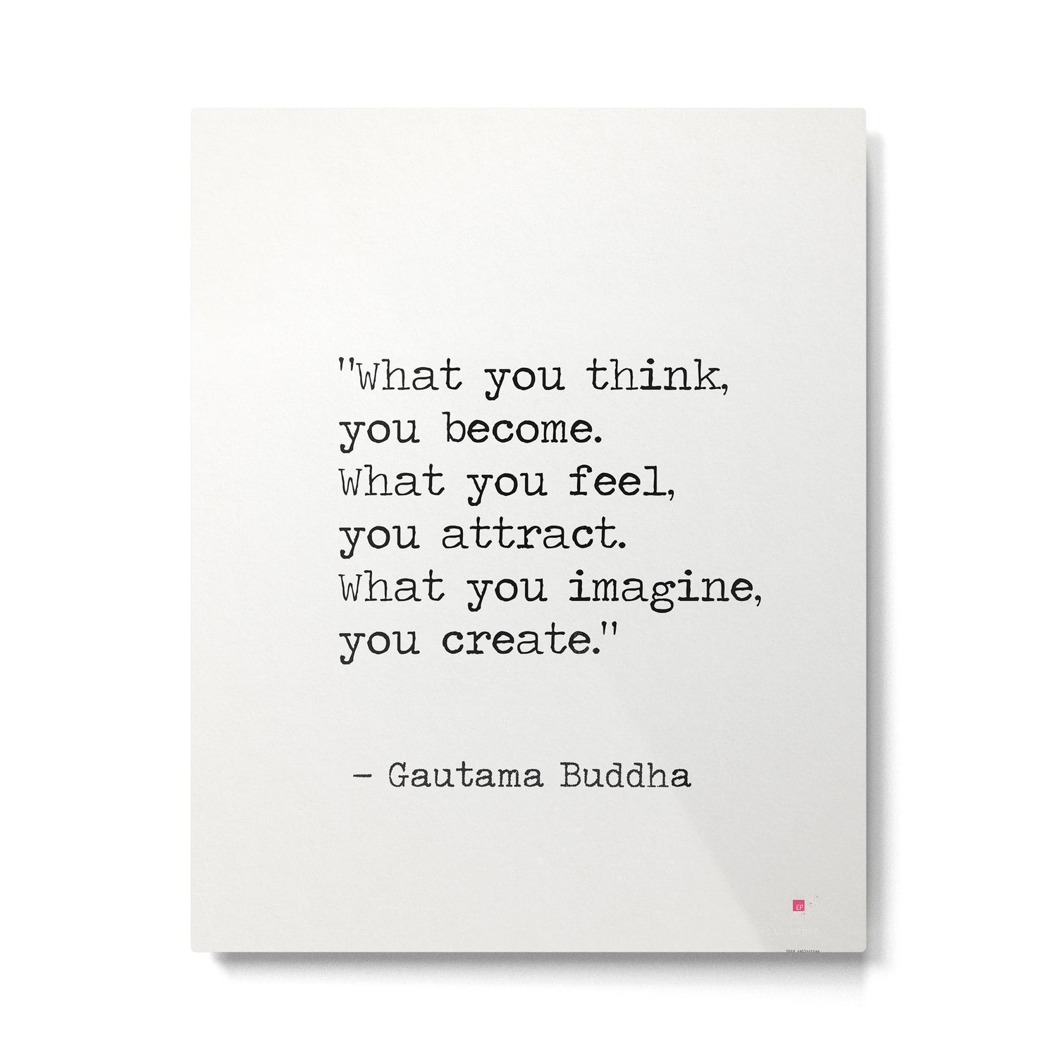 Buddha quote 5 Metal Print Gallery Image 4